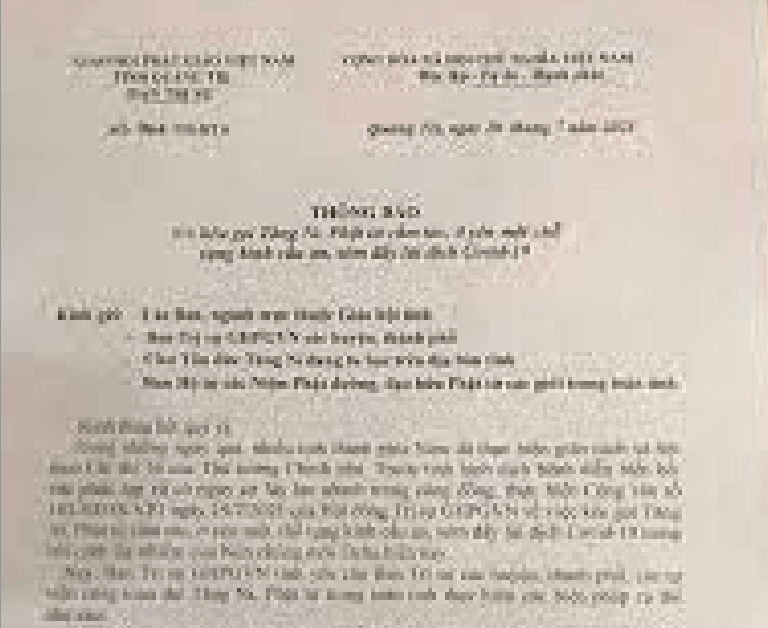 Công văn kêu gọi Tăng Ni, Phật tử ở yên một chỗ tụng kinh cầu nguyện đẩy lùi dịch Covid-19