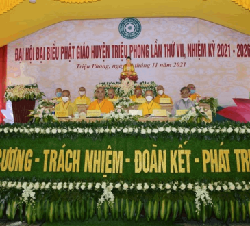 Quảng Trị: Đại đức Thích Nguyên Mãn tái đắc cử Trưởng Ban Trị sự GHPGVN huyện Triệu Phong nhiệm kỳ 2021-2026