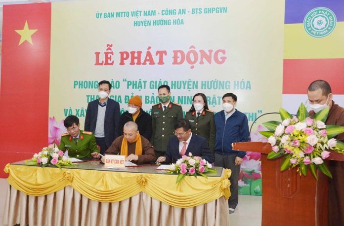 Quảng Trị: Phật giáo huyện Hướng Hóa tham gia bảo đảm an ninh trật tự và xây dựng nông thôn mới, văn minh đô thị